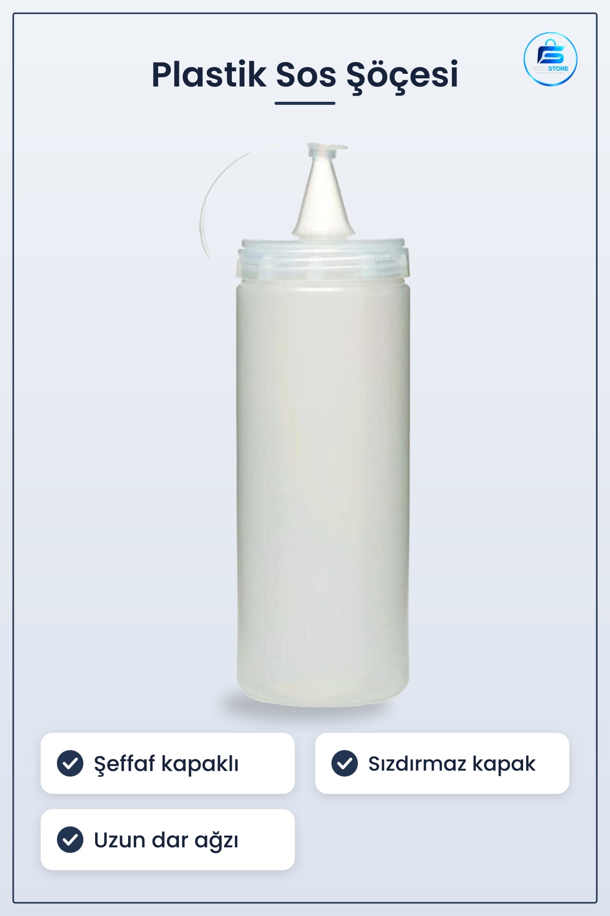 Plastik Yağlık Sos Şişesi Şeffaf Kapaklı Sızdırmaz Mutfak Dökücü Pratik Kullanışlı Hediyelik