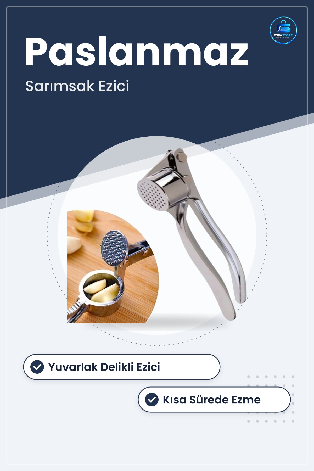 Sarımsak Ezici Paslanmaz Çelik Pense Model Pratik Dayanıklı Mutfak Aleti Hediyelik Ev Kullanımı