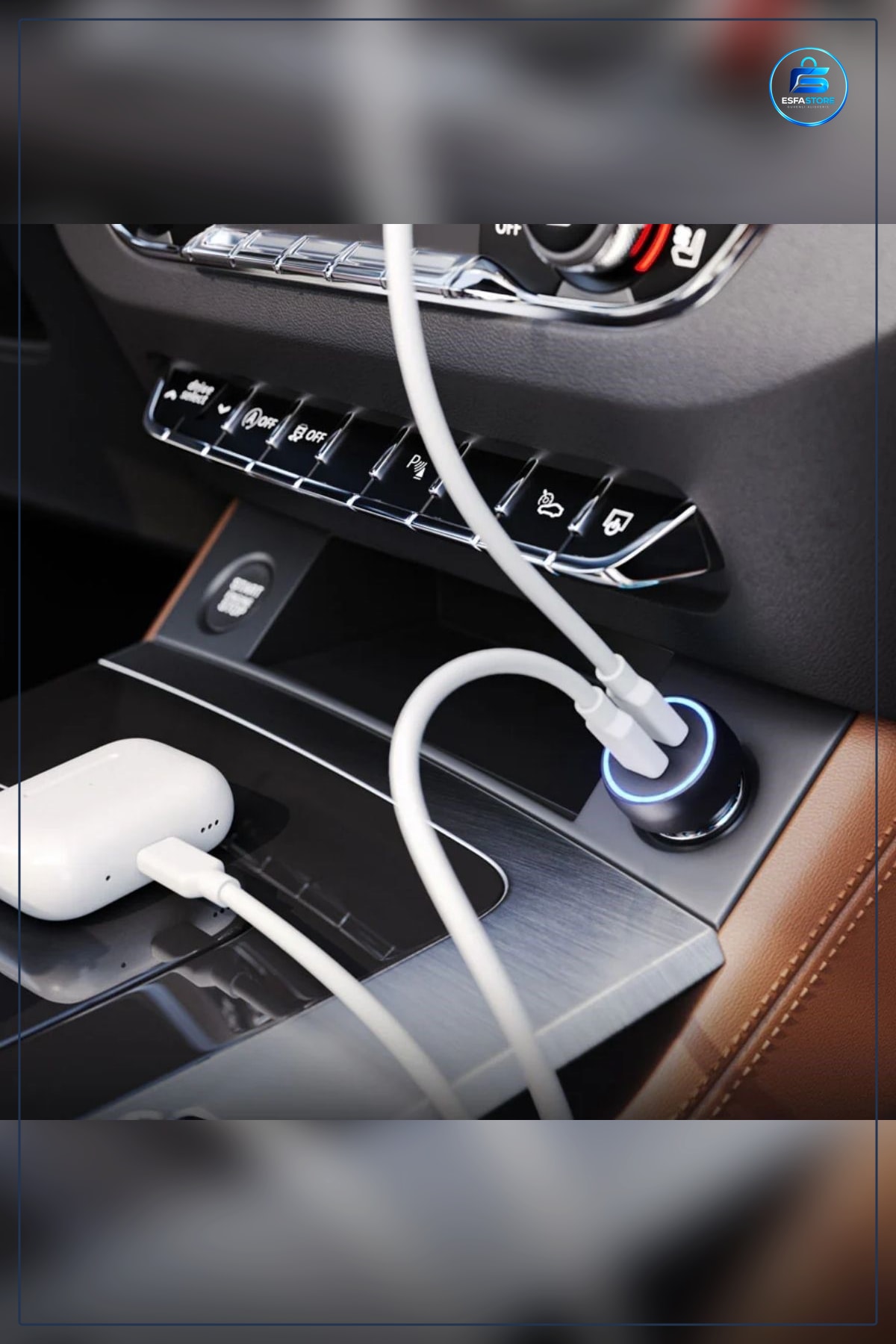 Araç İçi Çakmaklık Adaptörü Type-C USB Girişli Hızlı Şarj Destekli Akıllı Koruma Kompakt Tasarım