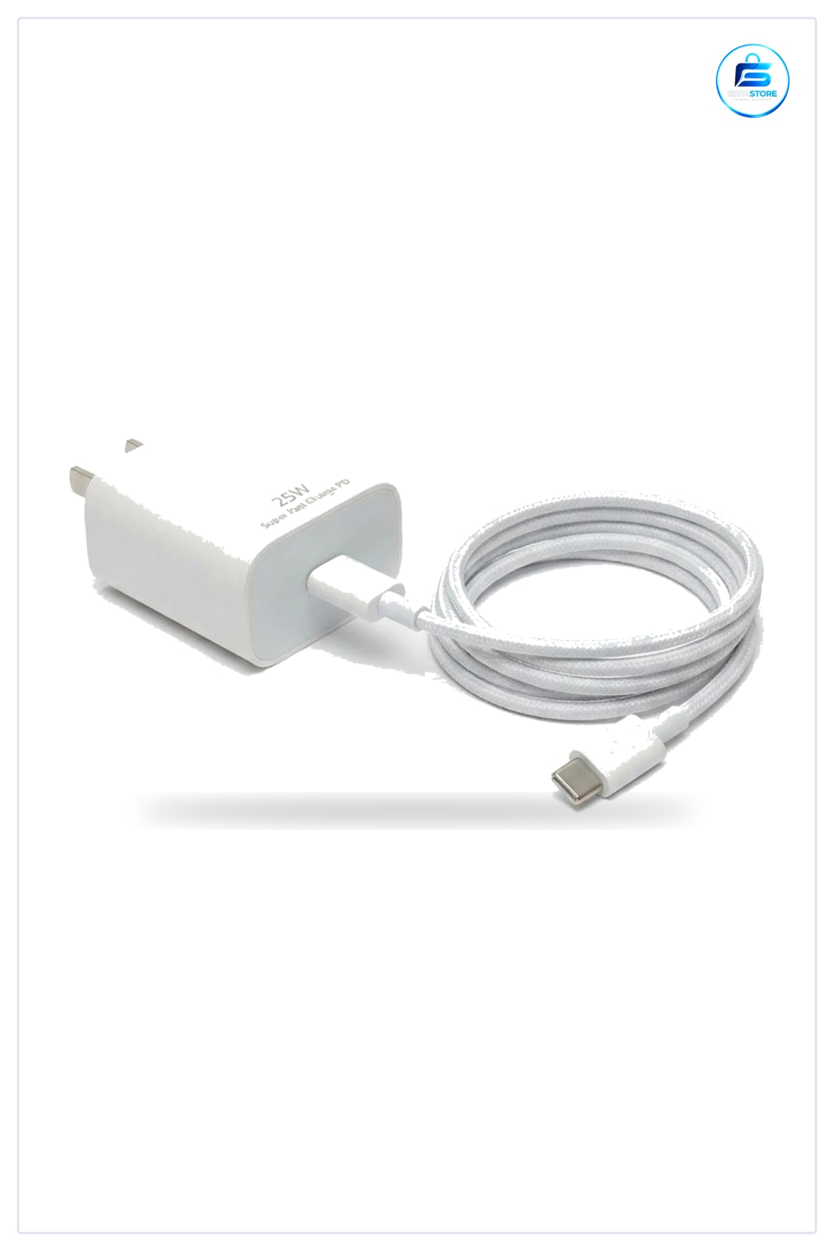 Hızlı Şarj Adaptörü Type C Kablolu Power Delivery Destekli Kompakt Taşınabilir Pratik
