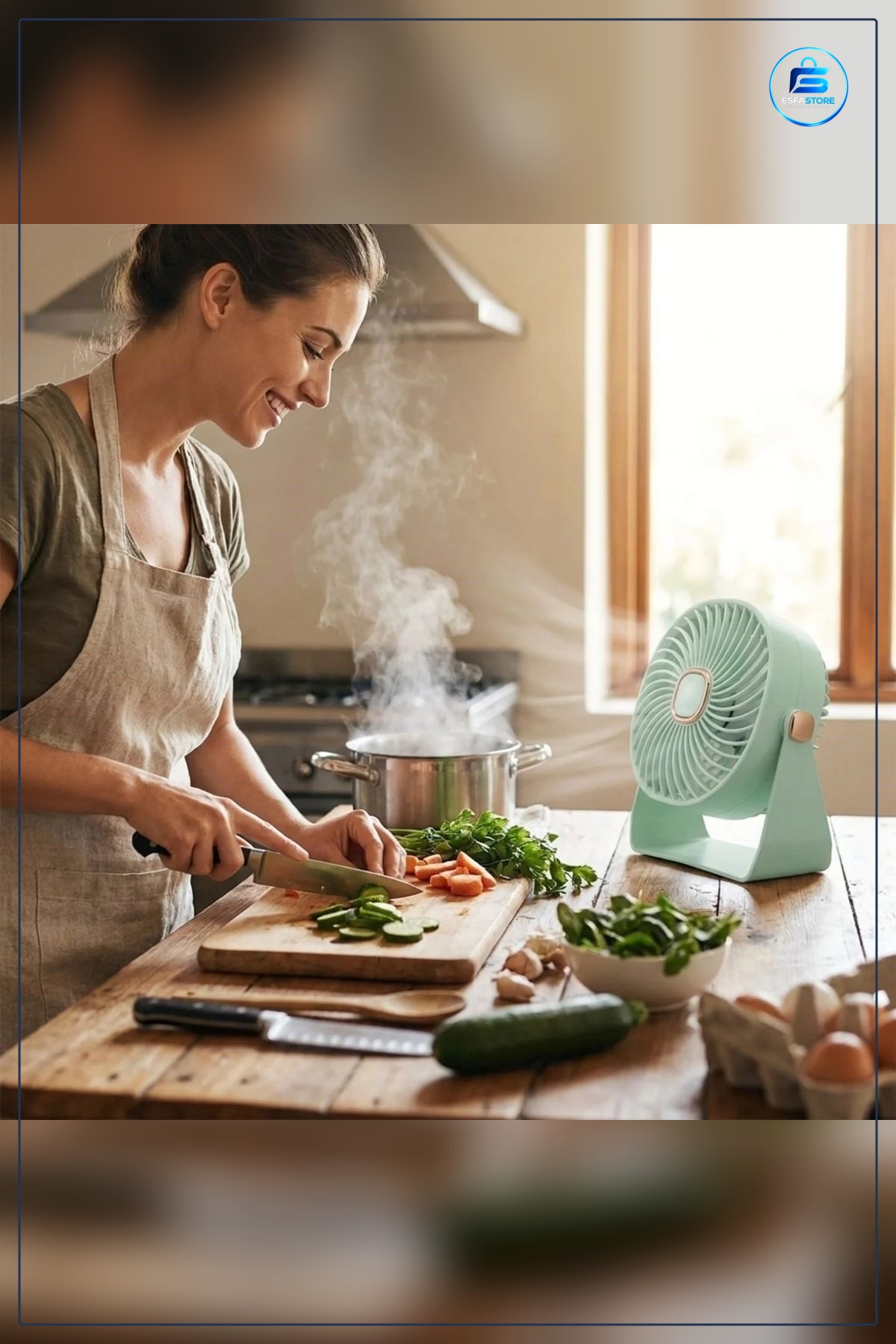 Masaüstü Mini Fan Kademeli Hız Ayarlı Duvara Monte Edilebilir Kaydırmaz Pedli Standlı Taşınabilir