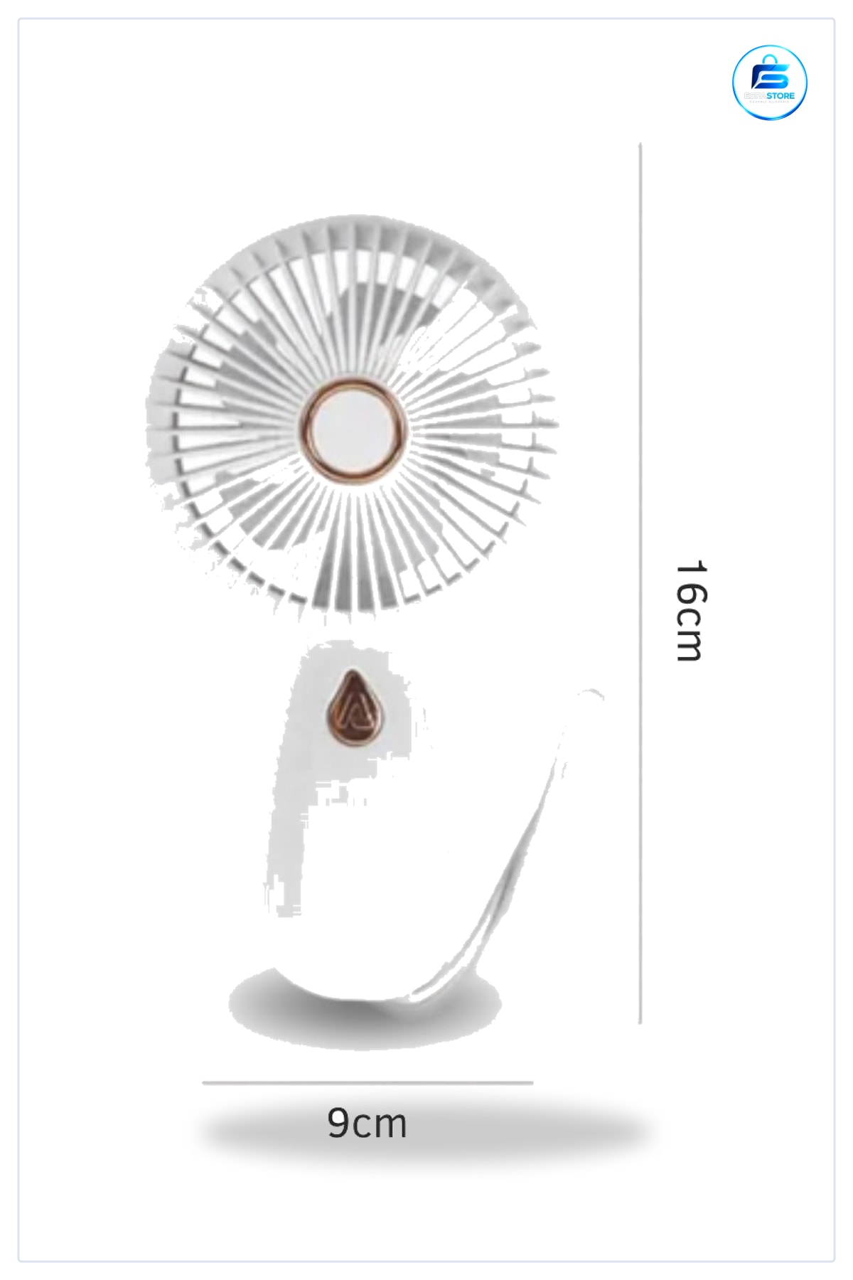Çanta Tipi El Fanı Taşınabilir Mini Serinletici Silikon Asklı Kompakt Hafif Pratik Aksesuar