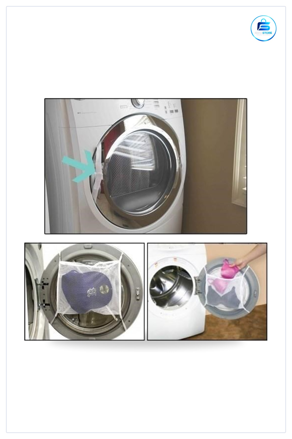 Ayakkabı Yıkama Filesi Kapağa Bağlamalı 30 cm x 20 Makine İçi Çorap Hassas Çamaşır Koruyucu