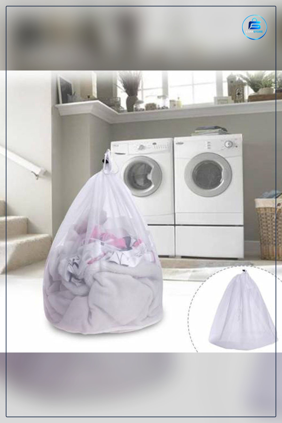 Çamaşır Yıkama Filesi Dayanıklı Kirli Torba Hassas Kumaş Koruyucu 35x45 cm Makine Aparatı