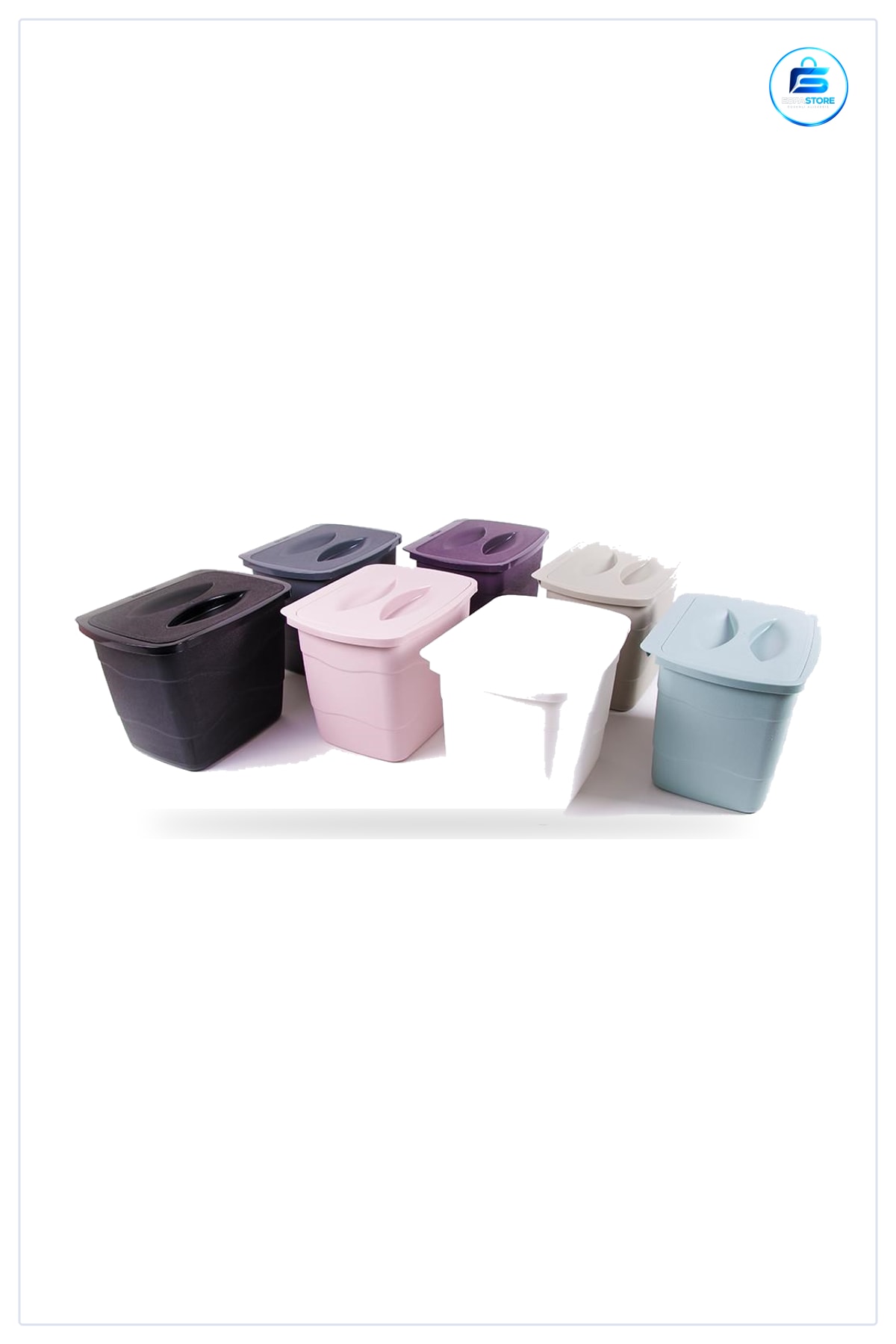 Dolap Kapağına Asılabilen Kapaklı Pratik Çöp Kovası Mutfak İçin Kullanışlı Dayanıklı Plastik Atık