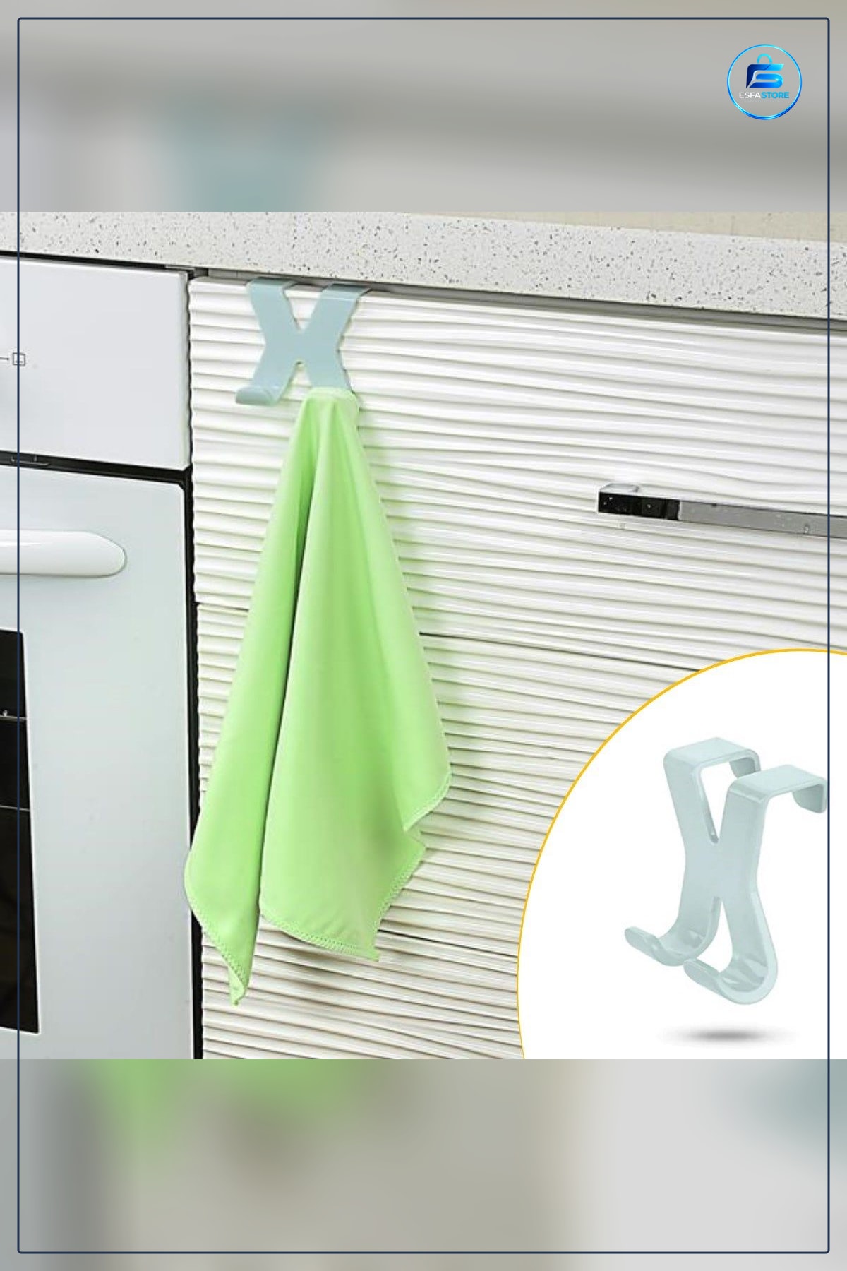 Dolap Kapağına Takılan Havlu Asklığı Mutfak Banyo Çekmece Üstü Askƒ±sƒ± Pratik Kullanışlı Aparat