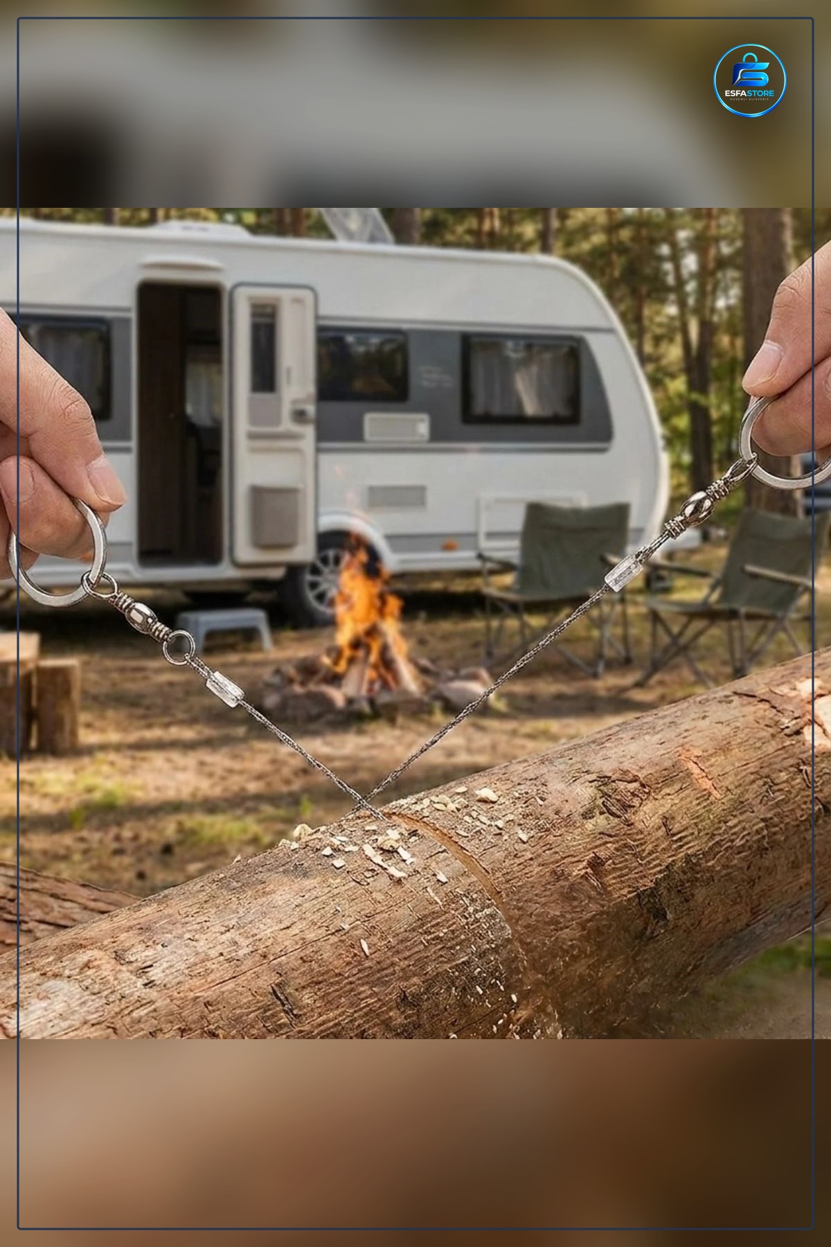 Taşınabilir Cep Testeresi Çelik Tel Kamp Karavan Balıkçılık Avcılık Ahşap Plastik Metal Kesici
