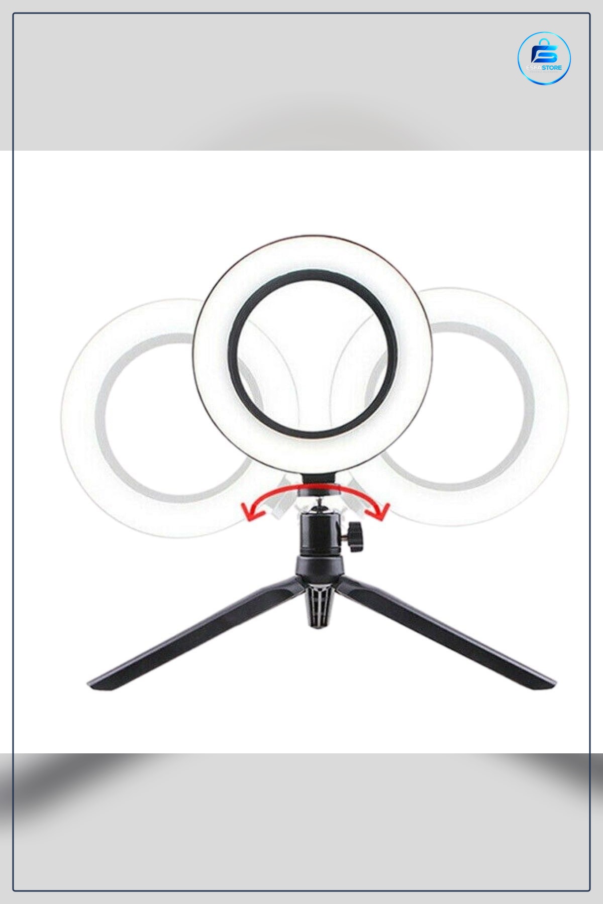 Selfie Halka Işık Tripod Led Telefon Tutuculu Video Fotoğraf Stüdyo Aydınlatma Pratik Kullanışlı