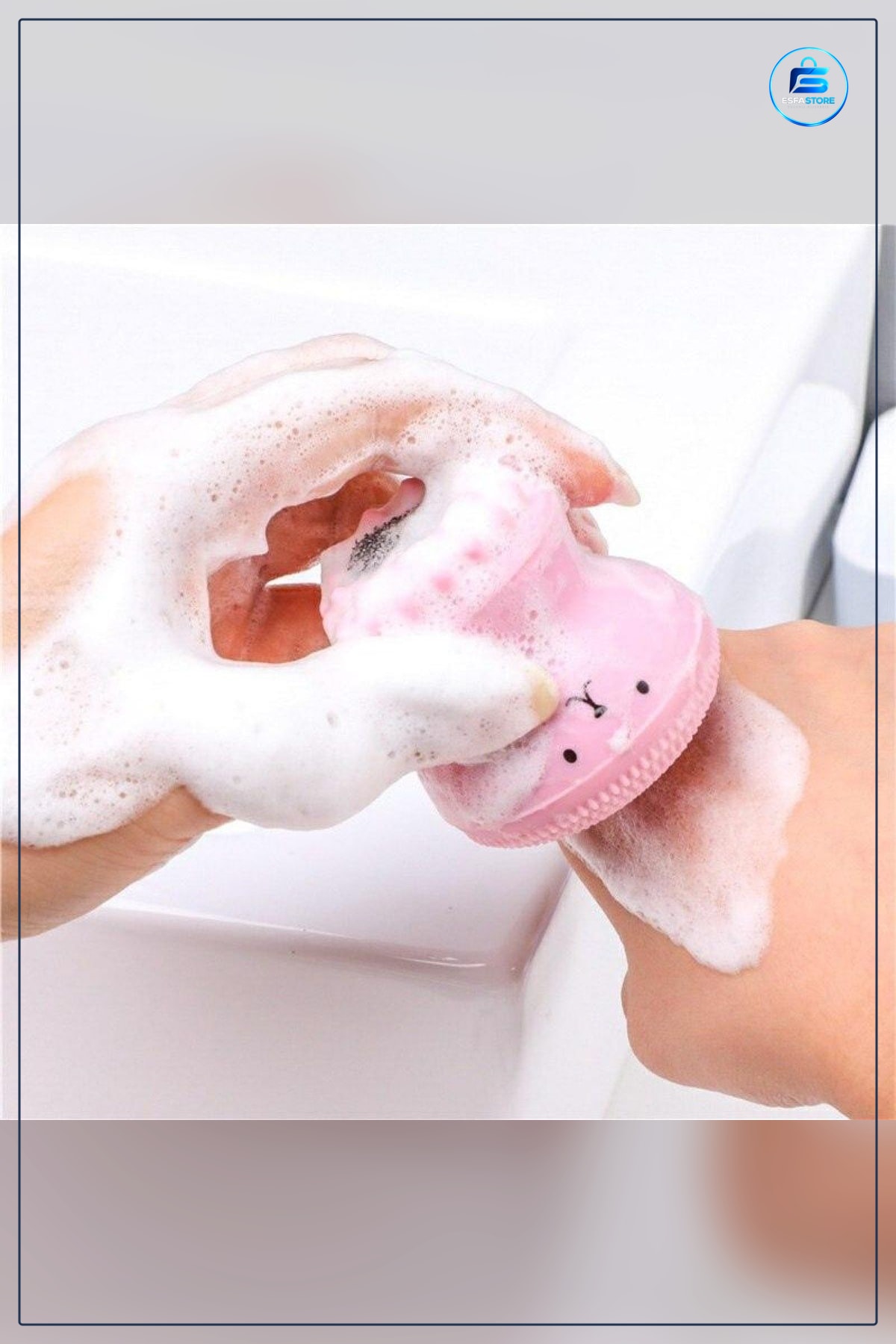 Silikon Mini Yüz Temizleme Fırçası Peeling Etkili Nokta Giderici Kolay Temizlenen Dayanıklı