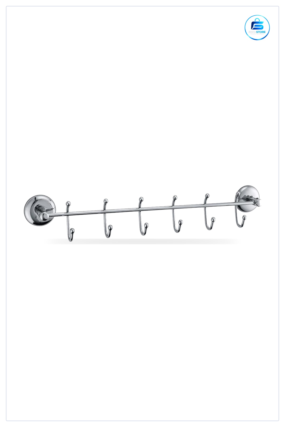 Paslanmaz Metal Parlak Dekoratif Kancalı Duvar Asklığı Mutfak Banyo Pratik Kullanışlı Hediyelik