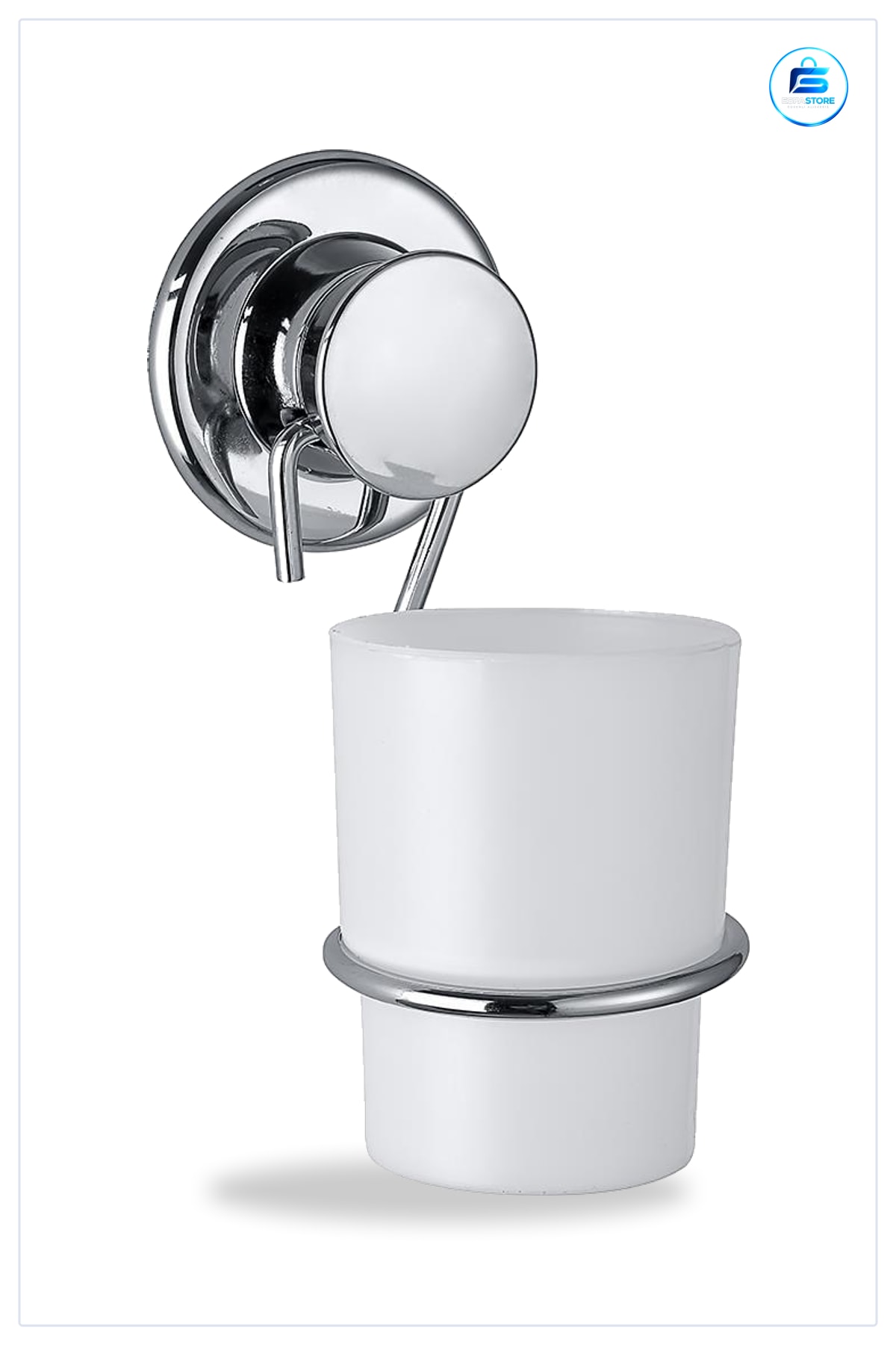 Diş Fırçası Tutacağı Paslanmaz Metal Bardaklı Dekoratif Duvara Monte Banyo Fırçalığı