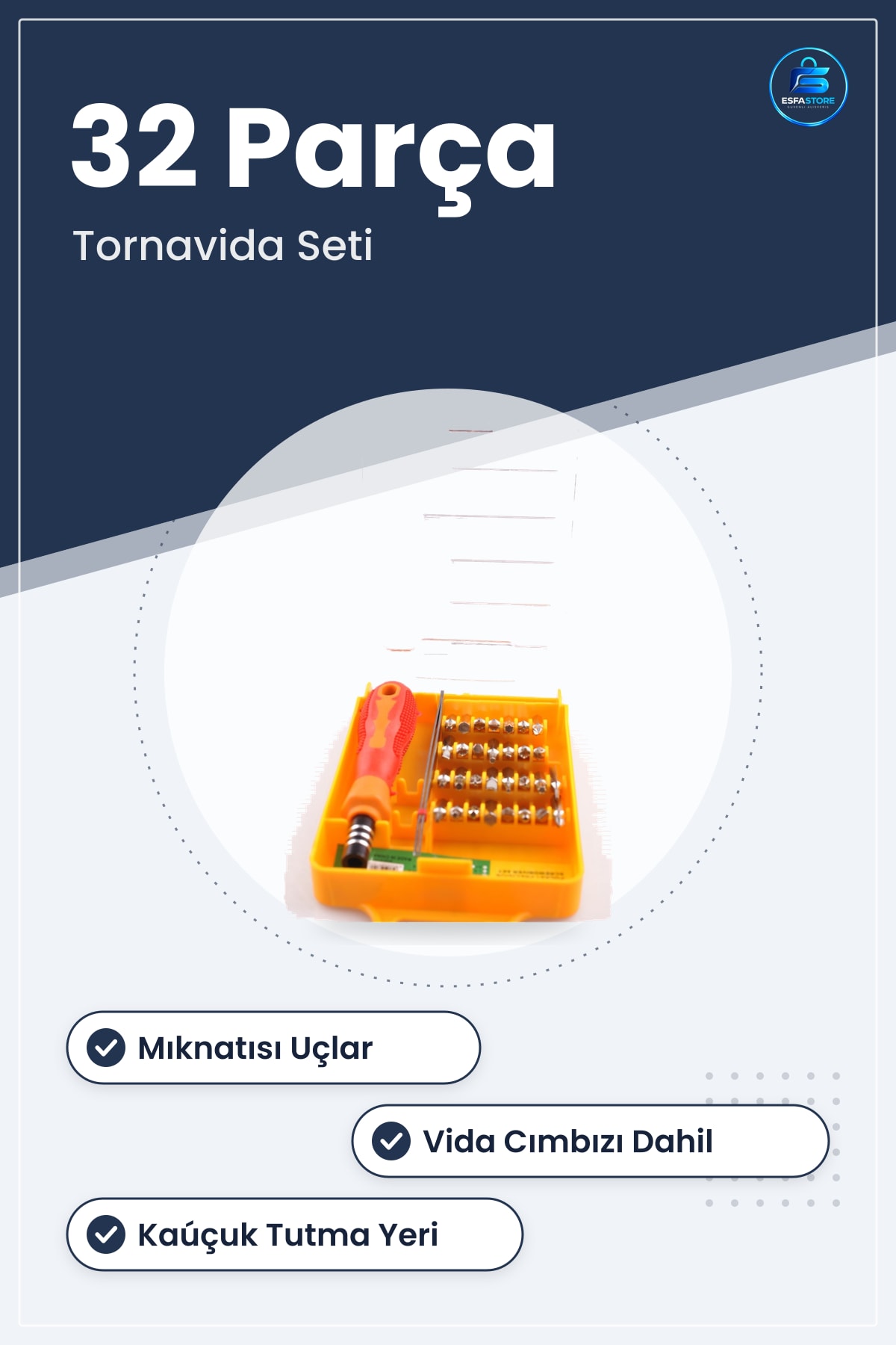 Mıknatıslı Hassas Tornavida Seti Cep Telefonu Tablet Saat Tamiri İçin Cımbızlı Pratik Alet Takımı