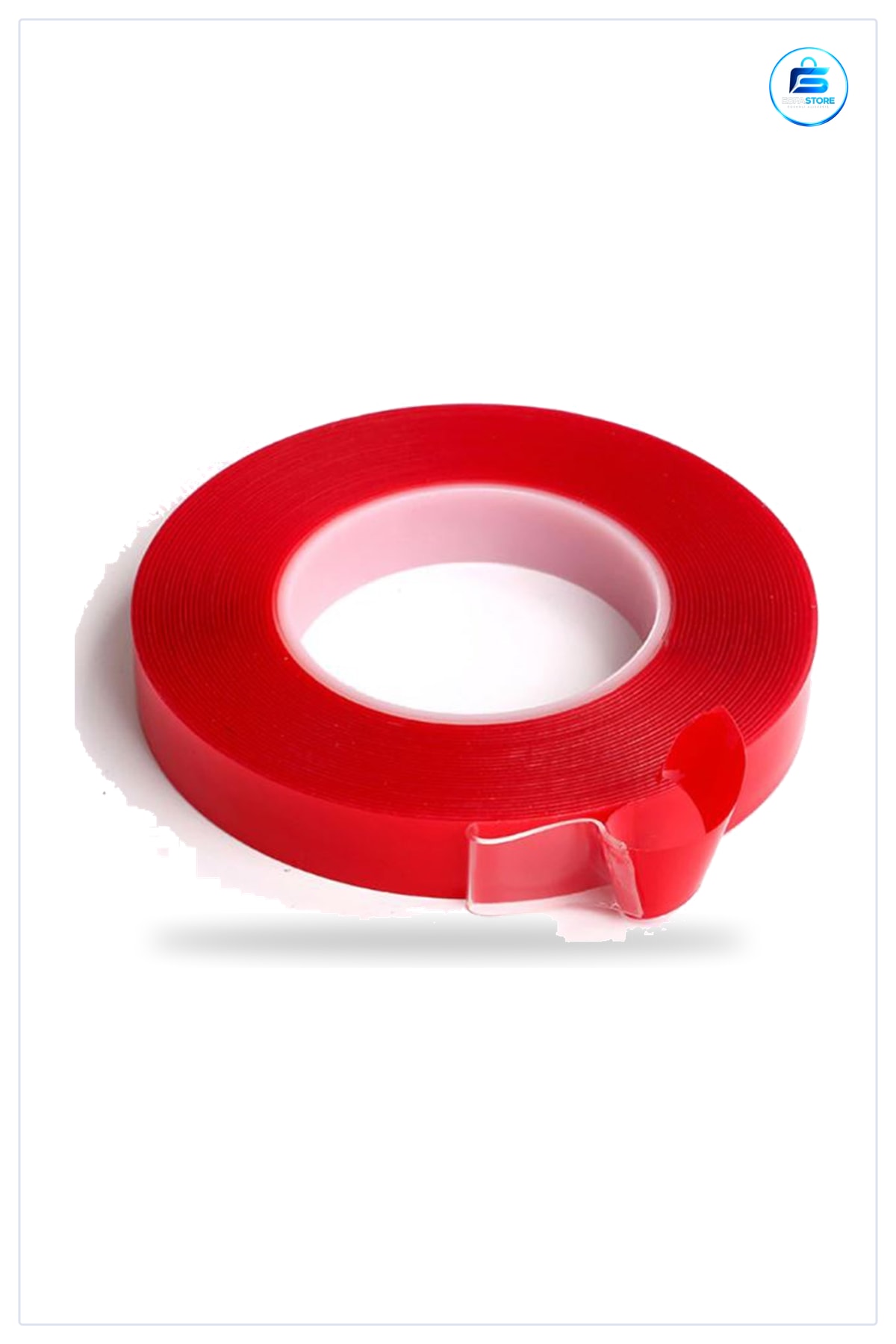 Çift Taraflı Yapışkanlı Silikon Bant 2 Metre Pratik Yapıştırma Bandı Çap 6 cm Yüzey İçin