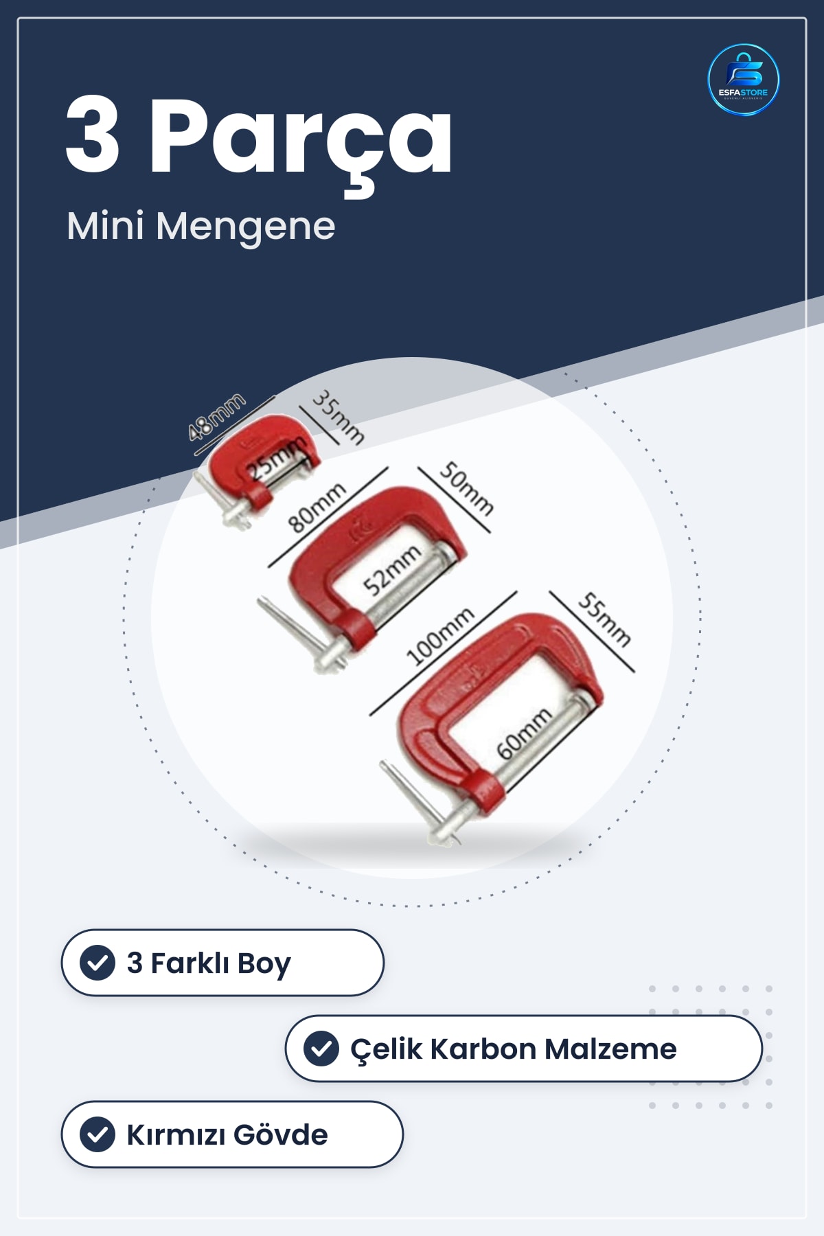 Doğrama ve Metal Sıkma İçin Mini Mengene Aparat Çelik Karbon Sabitleme Sıkıştırma Seti Pratik