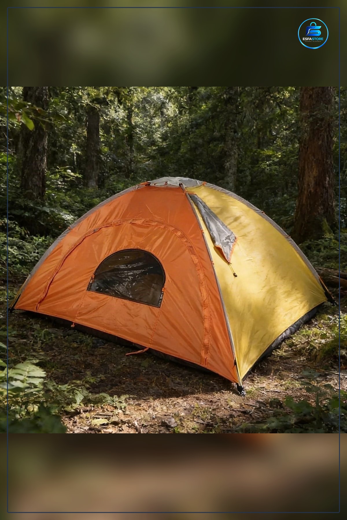Yarı Otomatik Kamp Çadırı Suya Dayanıklı Hızlı Kurulumlu Outdoor Aile Piknik ve Doğa Kullanımı