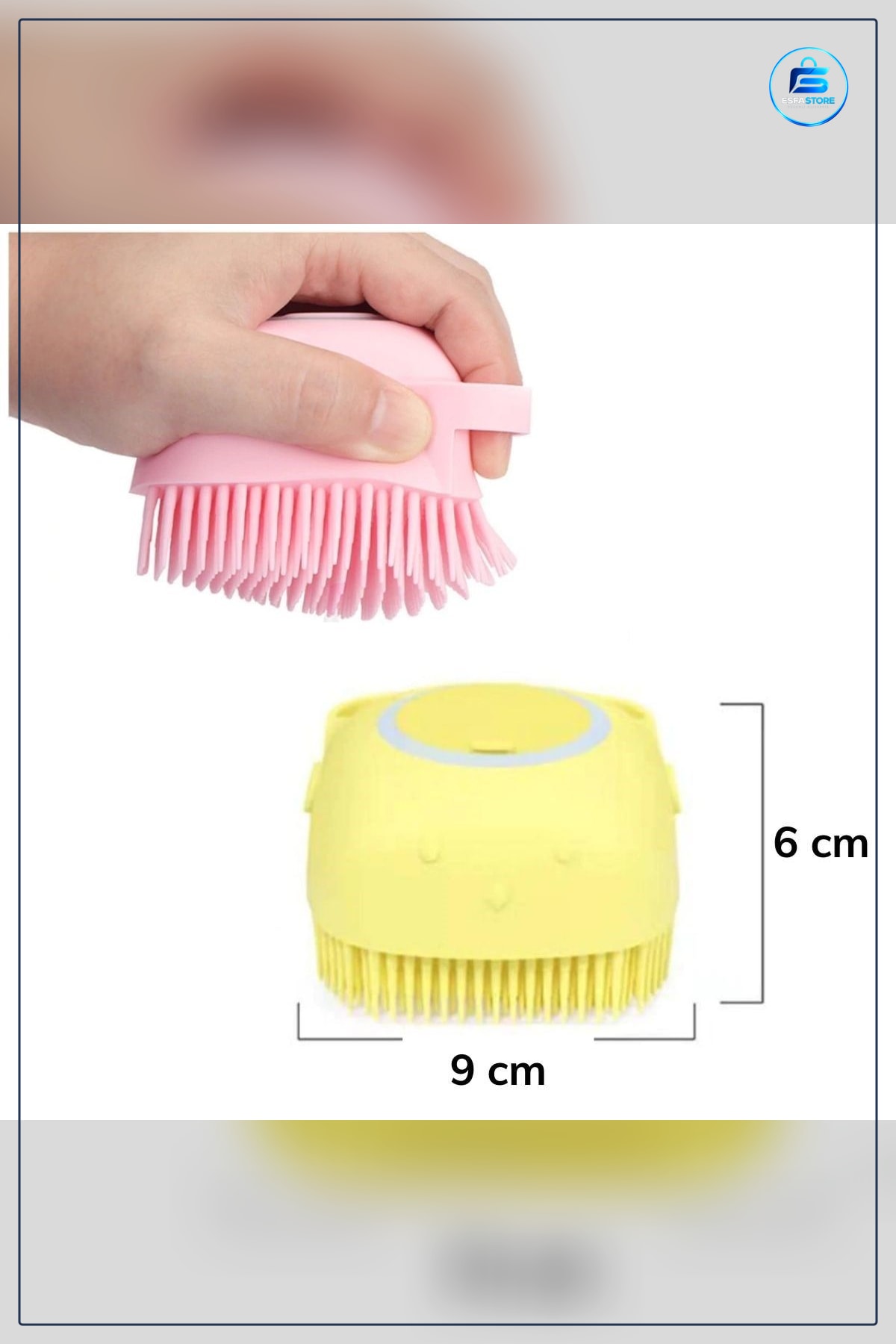 Silikon Duş Kese Lifi Jel Hazneli Masaj Fonksiyonlu Banyo Fırçası Yumuşak Cilt Bakımı Pratik
