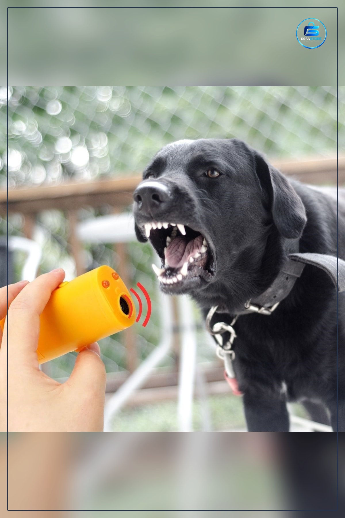 Ultrasonik Köpek Kornası Eğitim Cihazı El Tipi Askılı LED Işıklı Ses Kovucu Taşınabilir