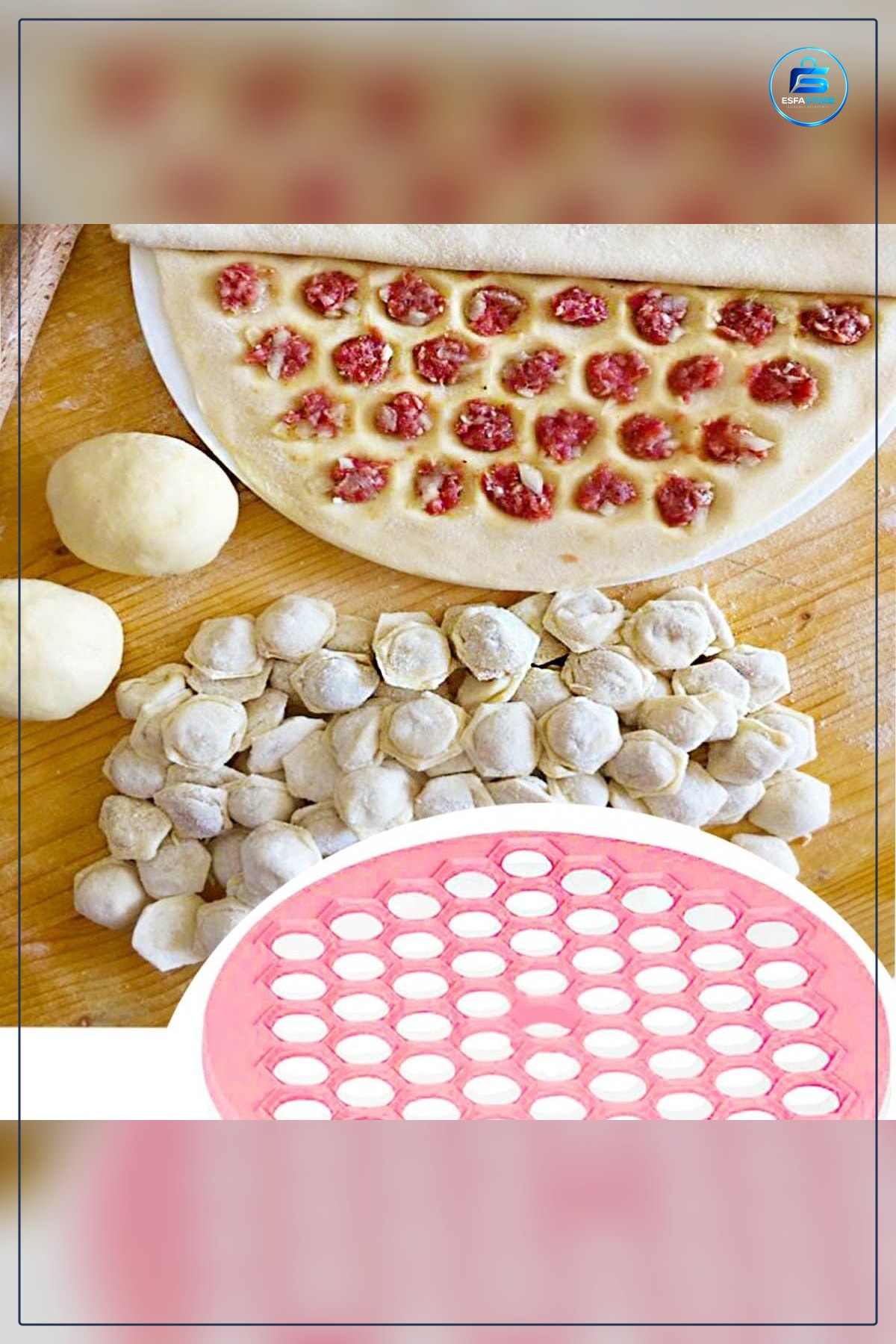 Mantı Açma Kalıbı Petek Şekilli Pratik Mantımatik Hamur Kesici Kayseri Mantısı Yapma Aleti