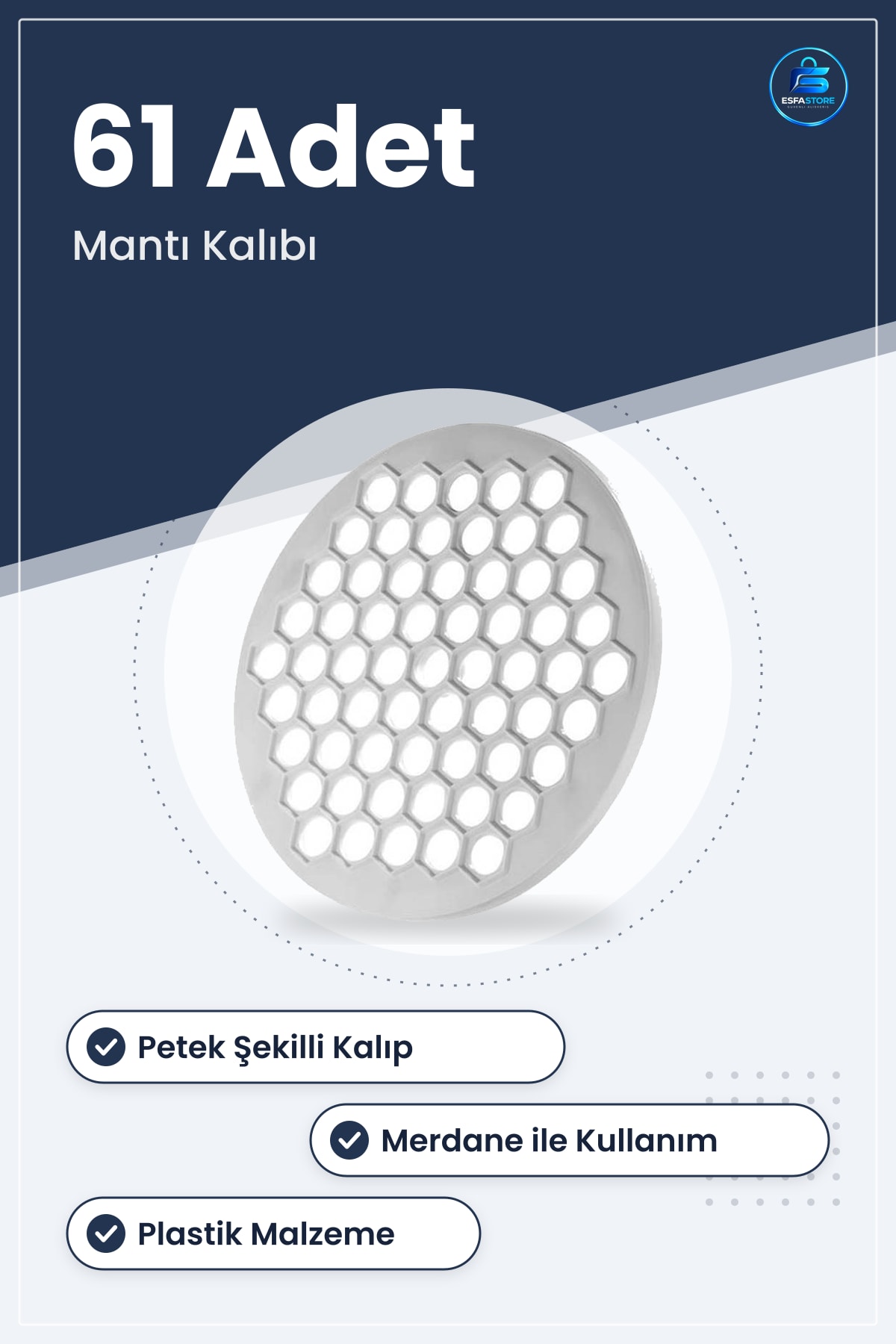 Mantı Açma Kalıbı Petek Şekilli Pratik Mantımatik Hamur Kesici Kayseri Mantısı Yapma Aleti