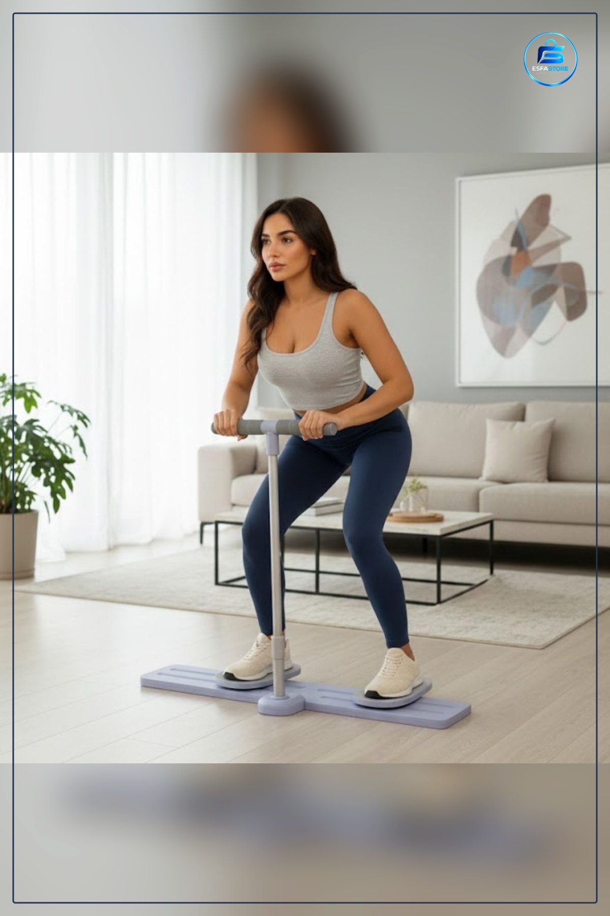 Katlanabilir Kardiyo Tahtası Bacak Kalça ve Core Güçlendirici Evde Spor Aleti Kullanışlı Pratik