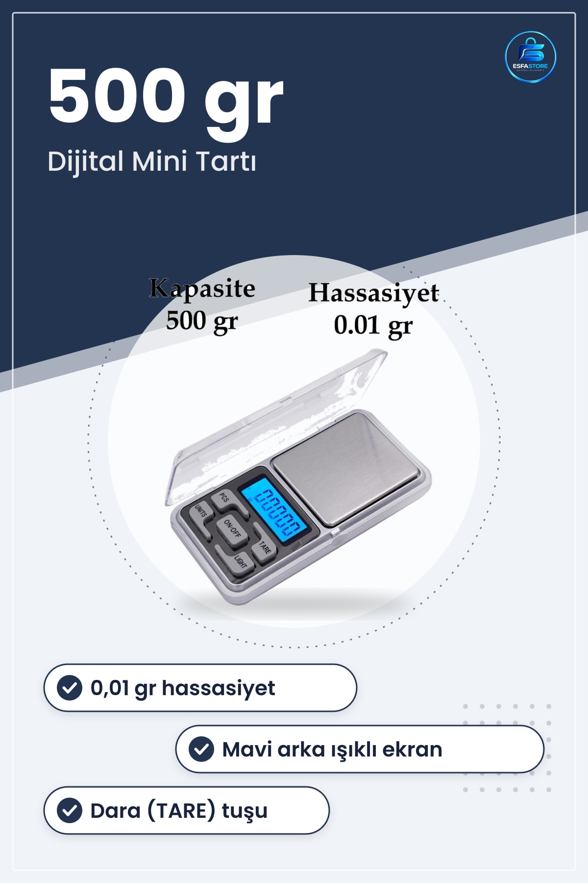Dijital Hassas Elektronik Cep Terazisi Taşınabilir Mini Tartı Aleti Pratik Kullanışlı Hediyelik