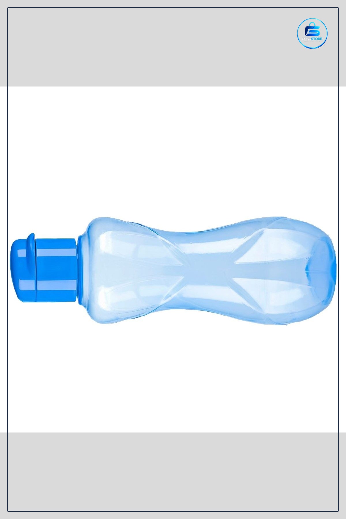 Suluk Matara Şişe 750 ml Boy 26 cm Plastik BPA İçermez Kapaklı Su Şişesi Günlük Kullanım Mavi