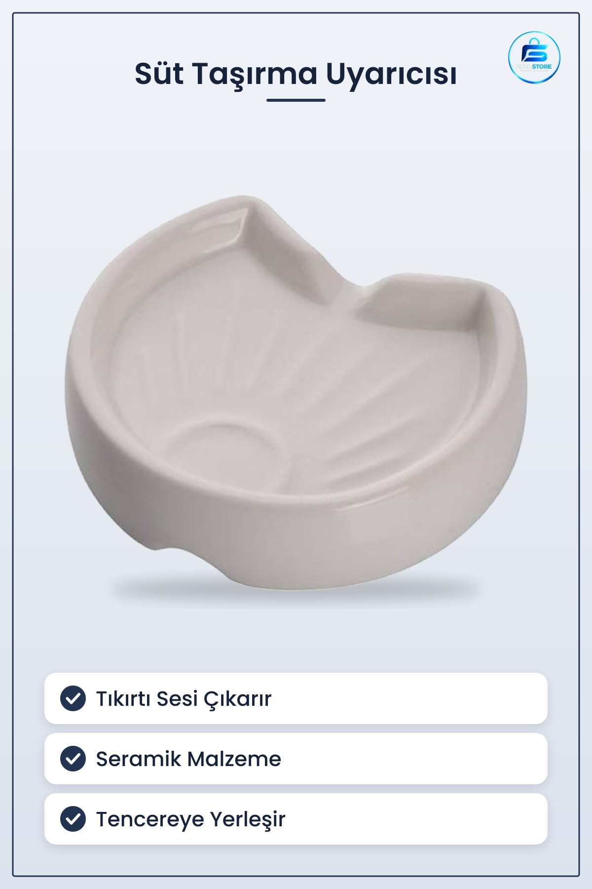 Süt Taşırmaz Uyarıcı Pratik Milk Saver Kaynama Uyarı Taşı Seramik Mutfak Aparatı Kullanışlı