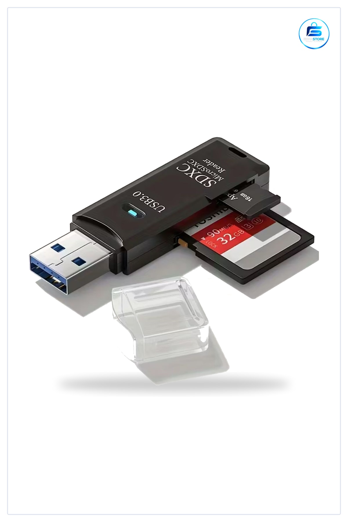 USB Micro SD Hafıza Kartı Okuyucu Adaptör Veri Aktarıcı Tak Çalıştır Taşınabilir Kullanışlı