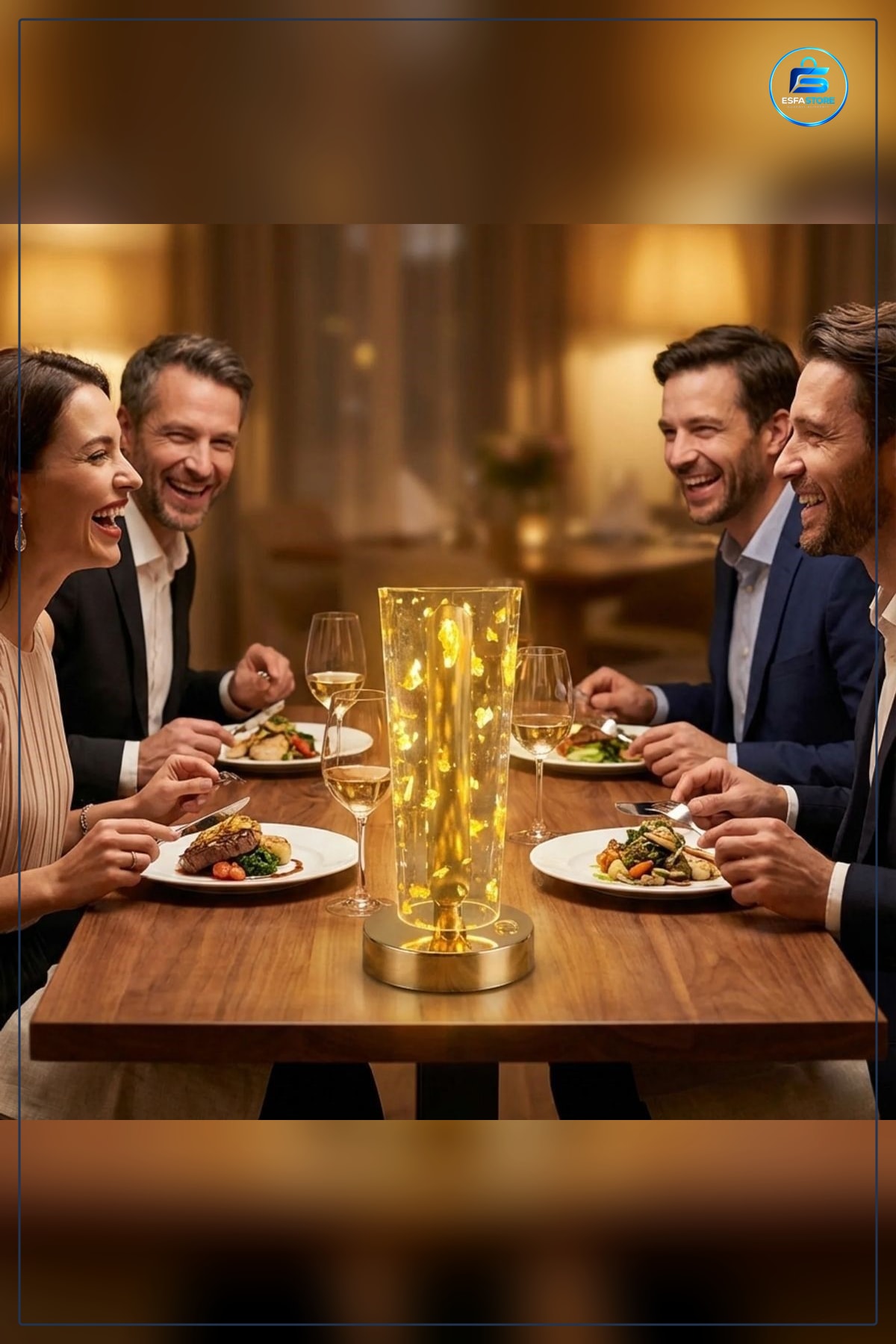 Silindirik Kristal Masa Lambası Dokunmatik Şarjlı LED Gece Işığı Modern Dekoratif Kablosuz