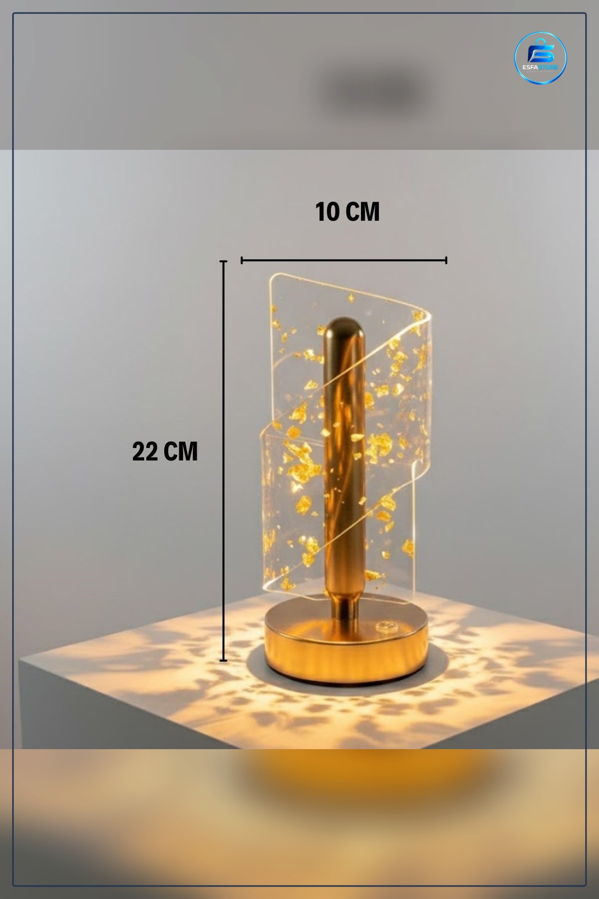 Masa Lambası Çapraz Kavisli Işıltılı Kristal Model Dokunmatik LED Şarjlı Dekoratif Hediyelik