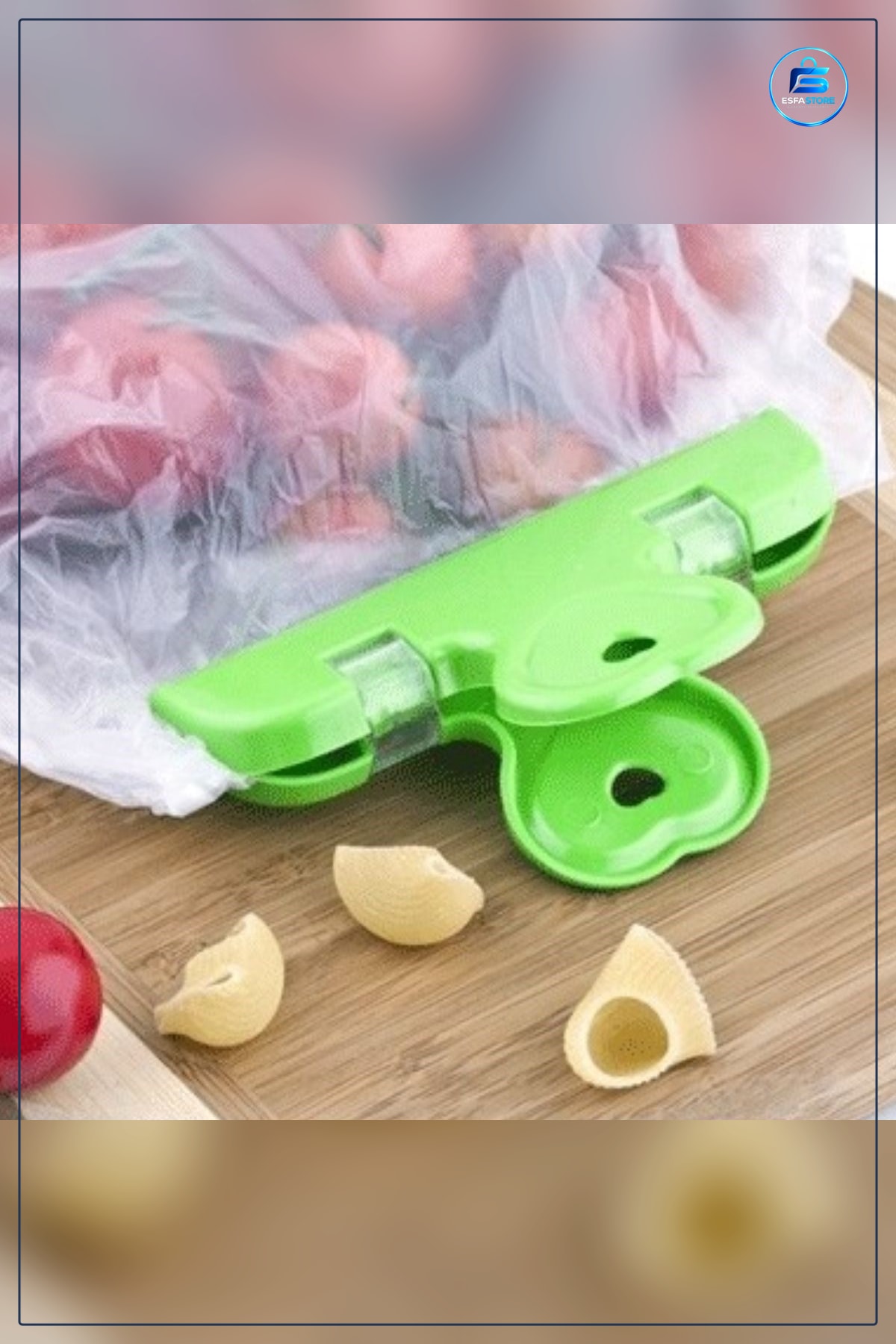 Torba Poşet Ağız Kapatma Klipsi Kilitli Kalp Desenli Pratik Gıda Saklama Mandalı Mutfak Düzenleyici