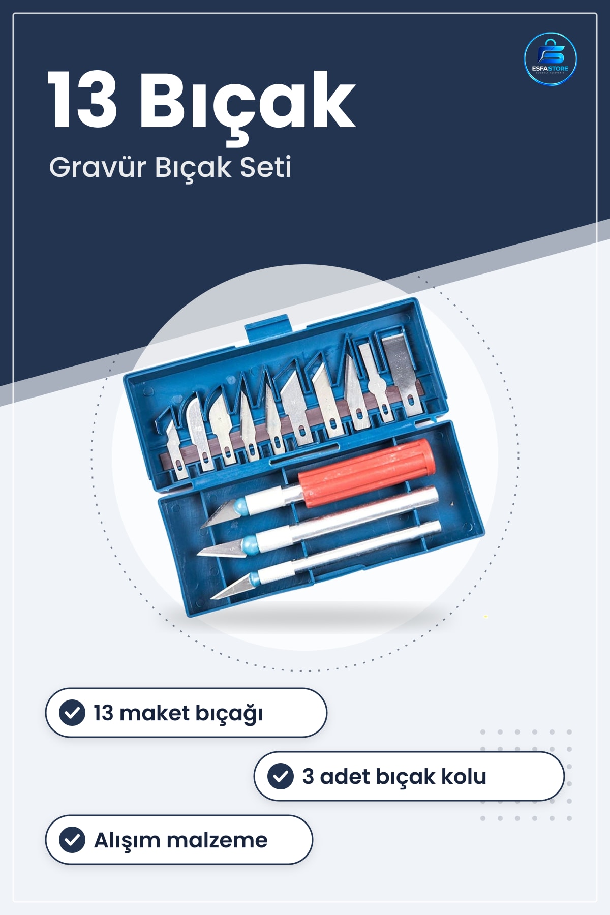 Hobi Gravür Ahşap Heykel Çömlek Oyma Maket Bıçak Seti Alaşım Kesici Neşter Zanaat Takımı Dayanıklı