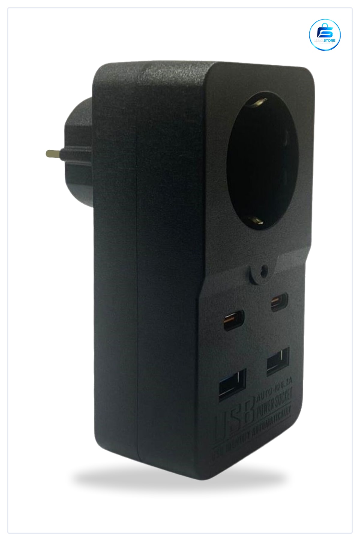 Isıya Dayanıklı Termal Korumalı Priz USB ve Tip C Girişli Çocuk Güvenlikli Akıllı Çoklu Çıkış