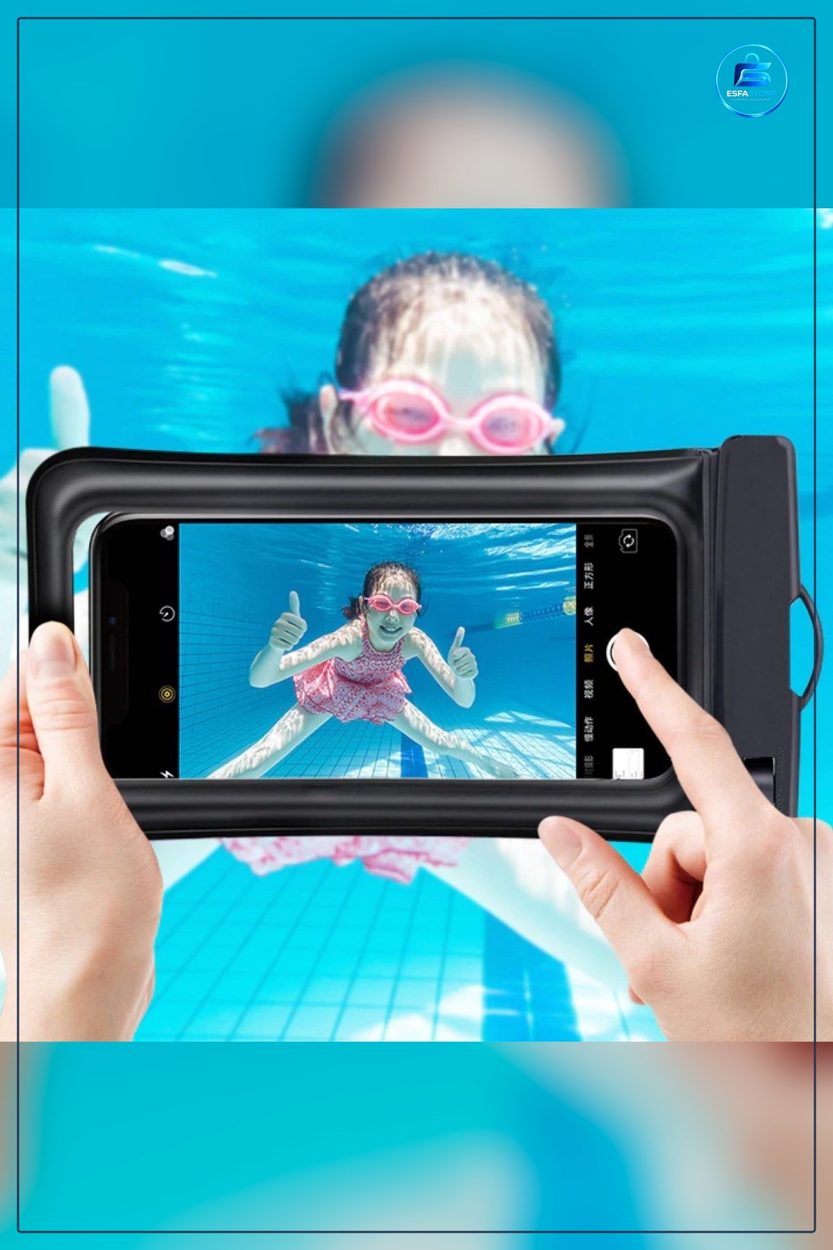 Bisiklete Takılan Su Geçirmez Telefon Kılıfı Universal 12x20 cm IP4 Dokunmatik Uyumlu Yağmura