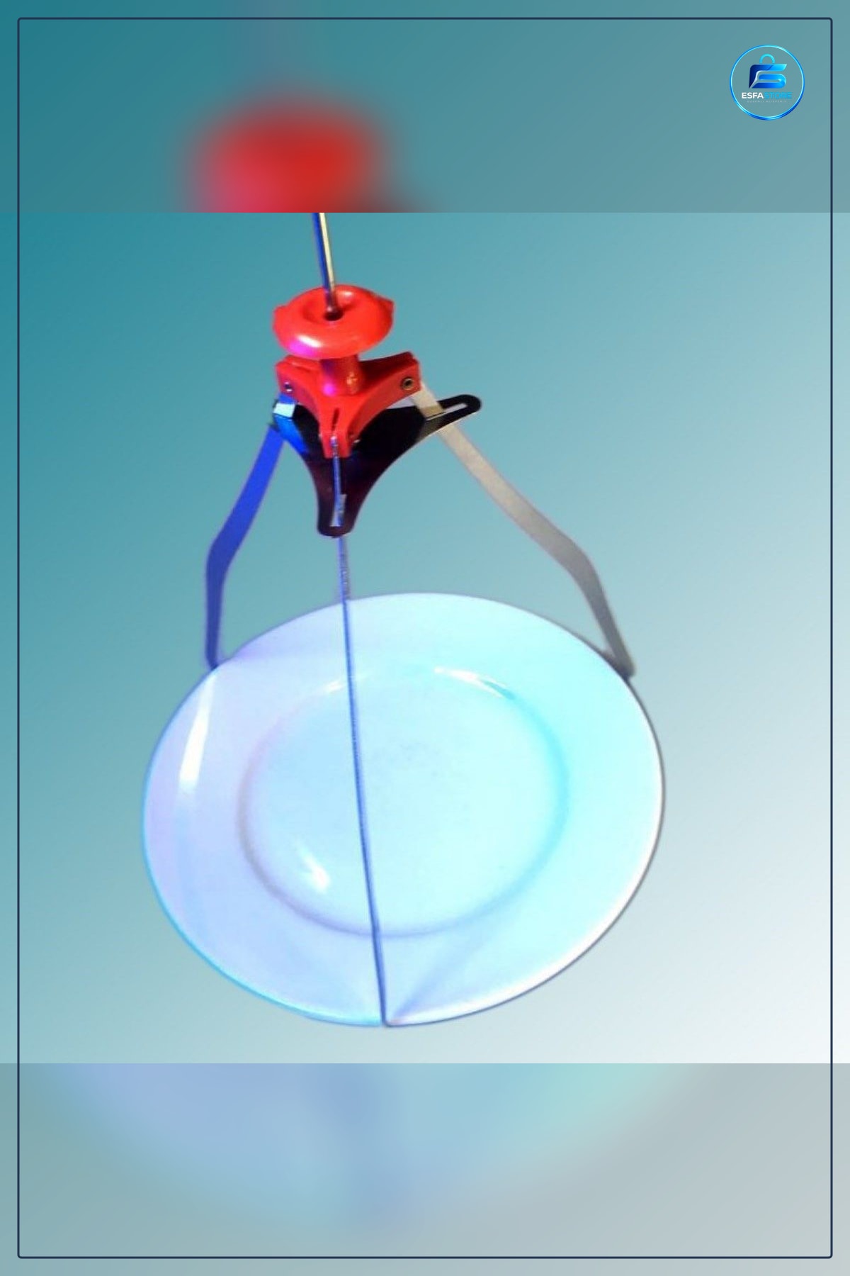 Dekoratif Metal Servis Sunum Aparatı Estetik Taşıyıcı 24 cm Boy Max 35 Tabak Çapı Kolay Taşıma