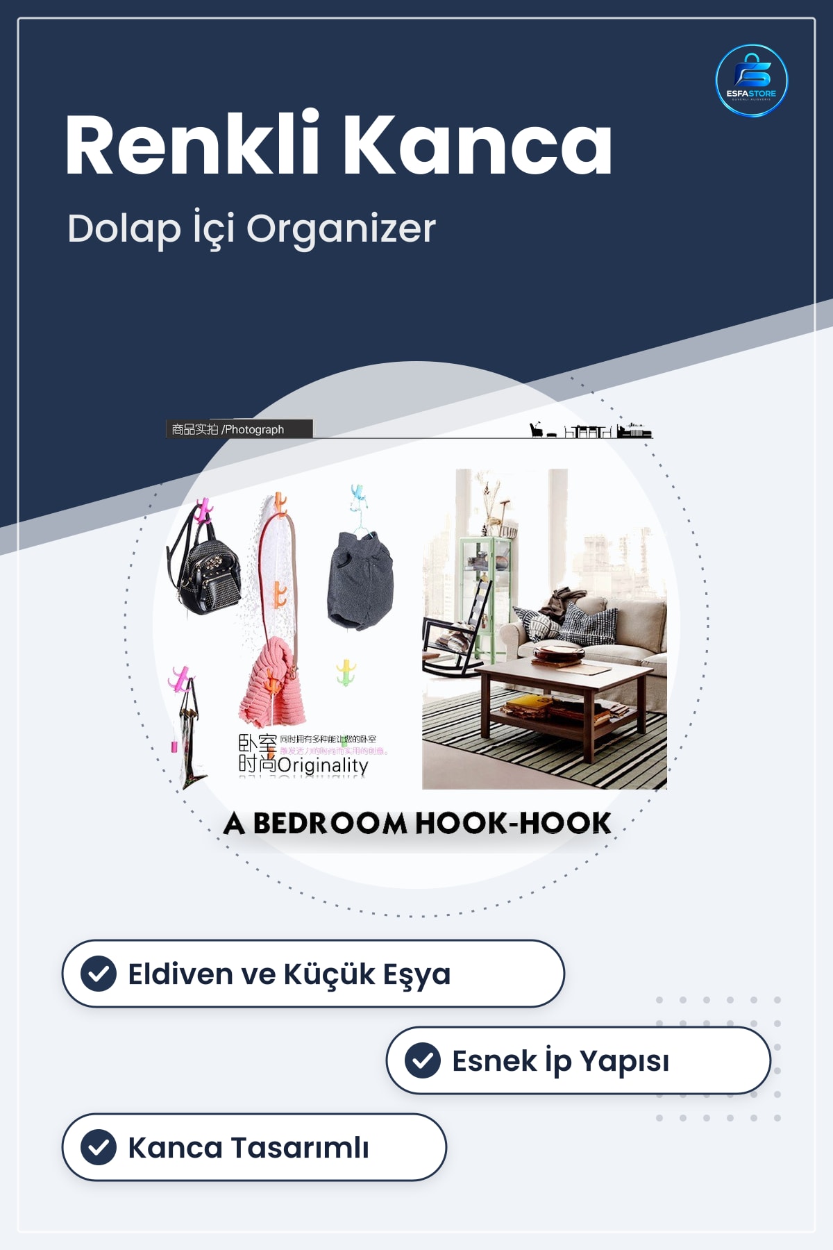 Dolap İçi Düzenleyici Sihirli Askılık Eldiven Organizer Elbise Giysi Askısı Kullanışlı Hediyelik