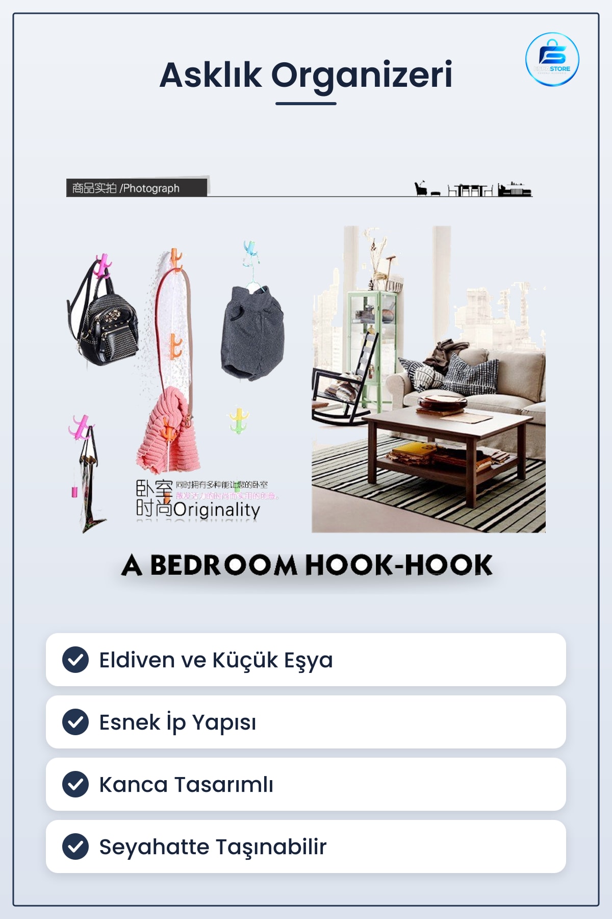 Dolap İçi Düzenleyici Sihirli Askılık Eldiven Organizer Elbise Giysi Askısı Kullanışlı Hediyelik