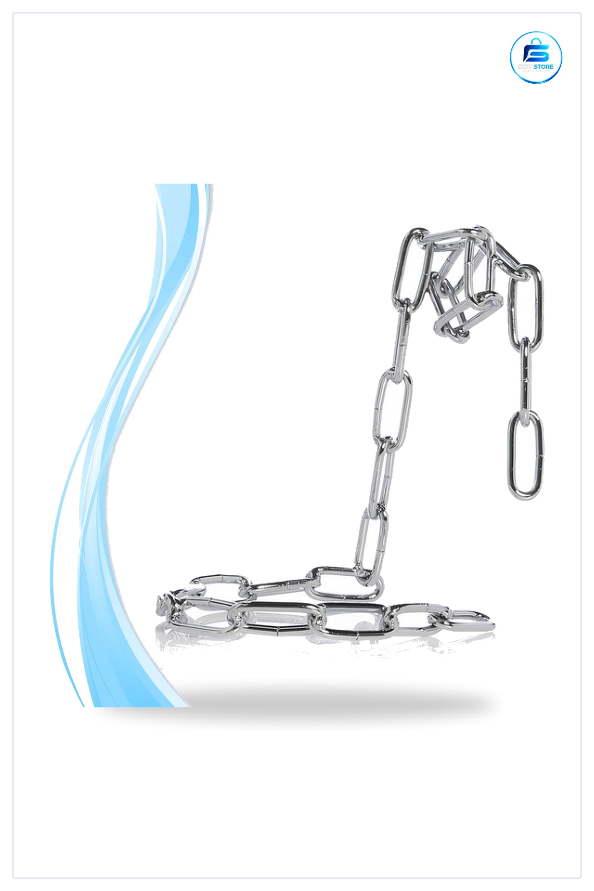 Sihirli Zincir Şişe Tutucu Uçan Eşya Aparatı 19x17 cm Krom Chain Holder İlüzyon Stand
