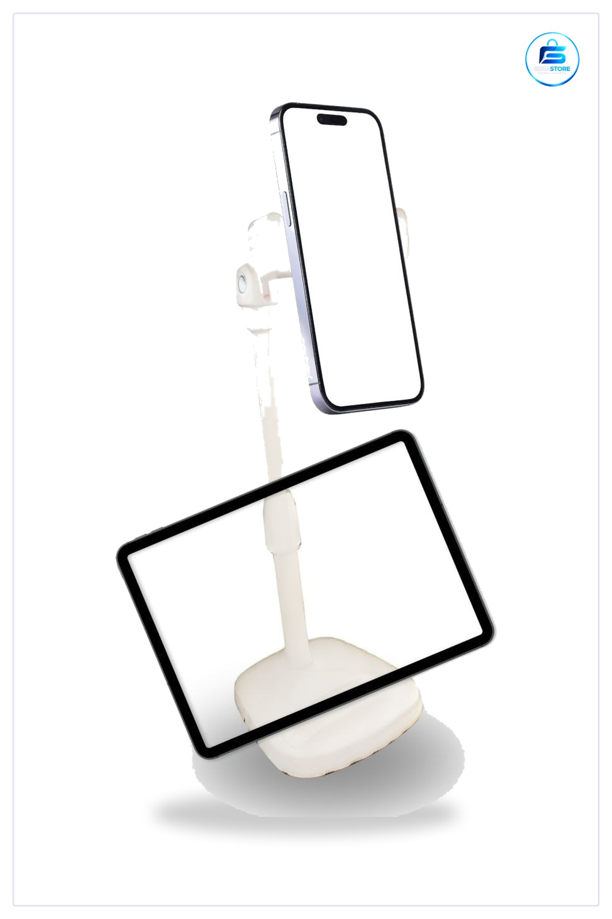Masa Üstü Tablet ve Telefon Standı Ayarlanabilir Plastik Eller Serbest Kullanım Dayanıklı Pratik