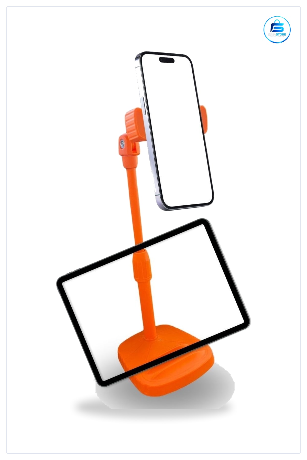Masa Üstü Tablet ve Telefon Standı Ayarlanabilir Plastik Aparat Dayanıklı Kaymaz Tabanlı Pratik