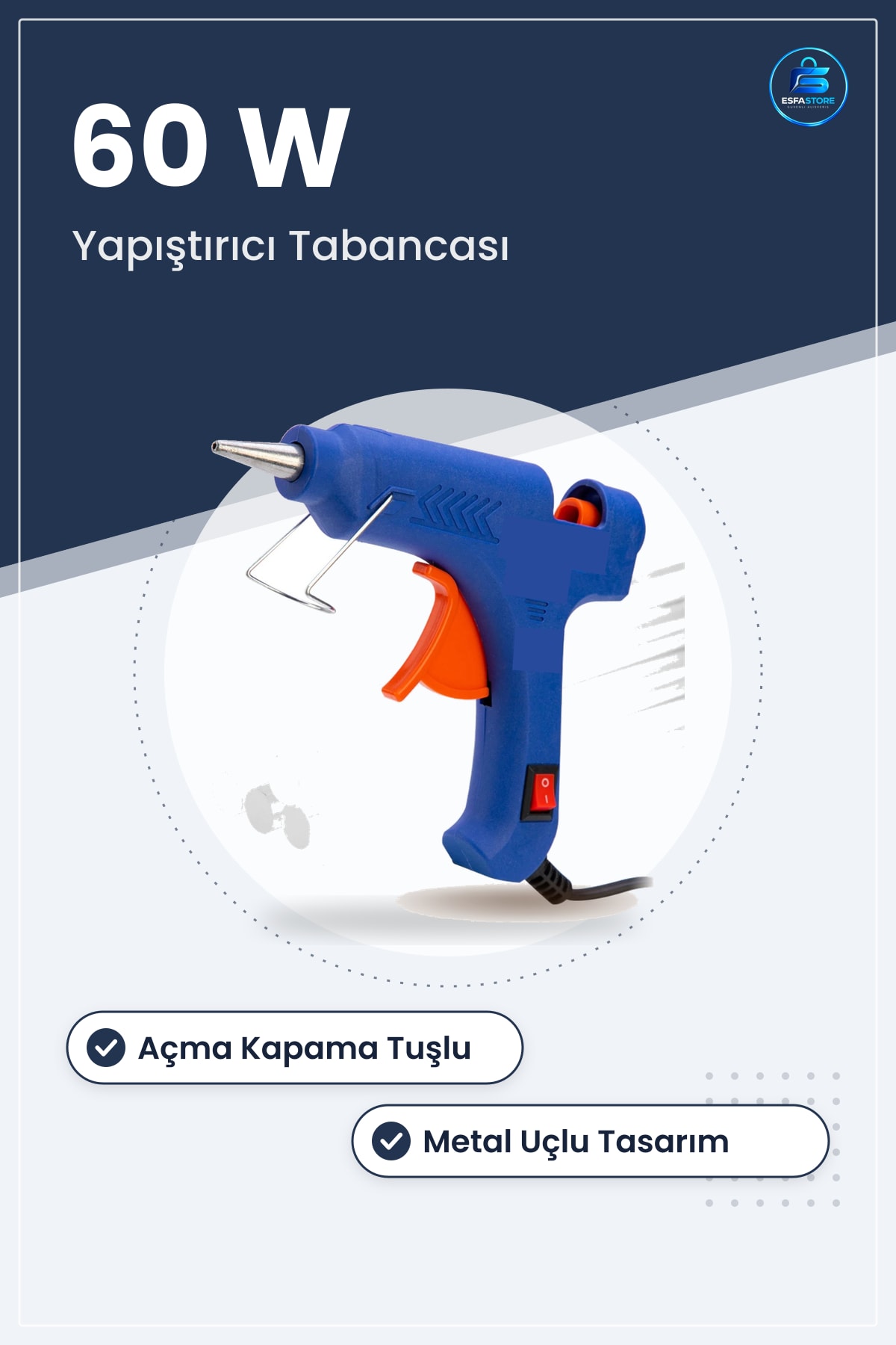 Silikon Mum Tabancası Sıcak Yapıştırıcı Büyük Pratik Kullanışlı El İşi Yapıştırma Aleti Hediyelik